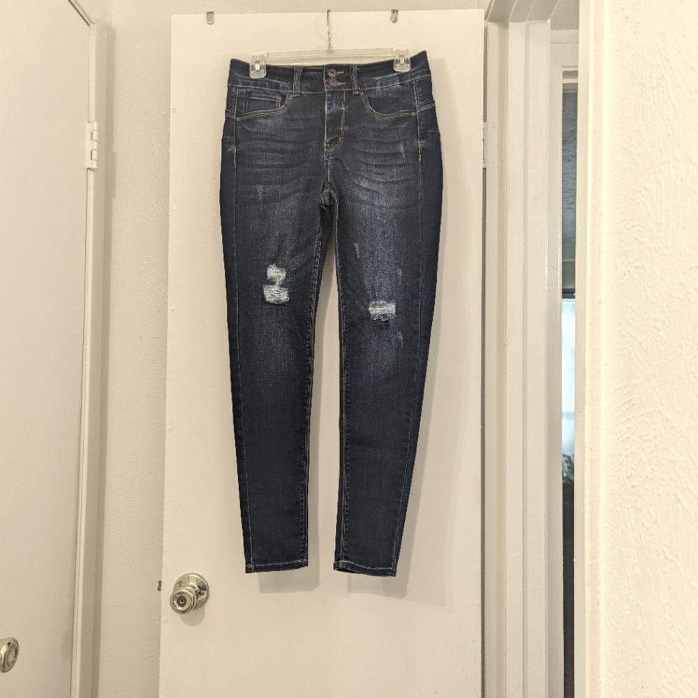 NWOT Butt, I Love You Distressed Wax Jeans Size 7